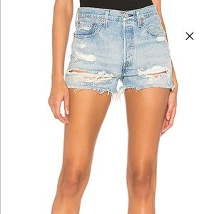 Levi High Rise Mom Shorts